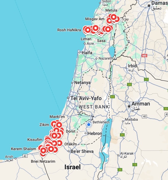Evacuated Areas